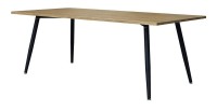 Table 160 x 90 Collection SILVA pieds métal et plateau effet bois. Table design.