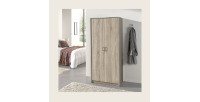 Garde Robe REY, armoire 2 portes idéal pour votre entrée ou votre buanderie