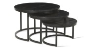 Table basse collection ARNOLD noir.