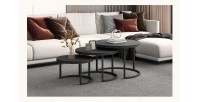 Table basse collection ARNOLD noir.