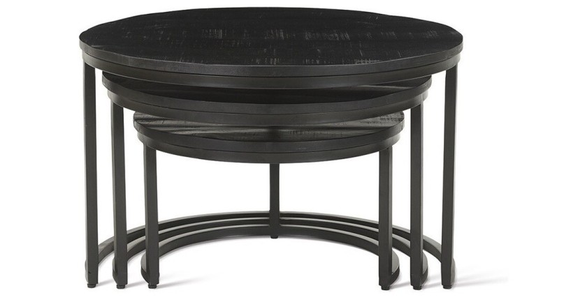 Table basse collection ARNOLD noir.