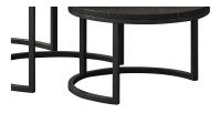 Table basse collection ARNOLD noir.