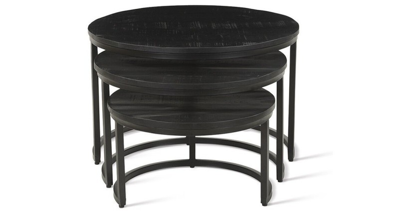 Table basse collection ARNOLD noir.