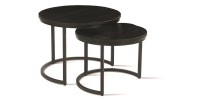 Table basse collection GOJI noir.