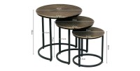 Table basse collection ALICE soleil or.