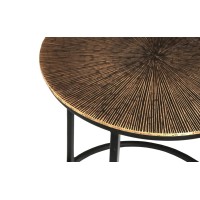 Table basse collection ALICE soleil or.