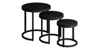 Table basse collection PLATO noir.