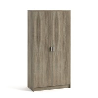 Armoire, collection TOLLY, 2 portes, 75x150 cm, coloris chêne sonoma