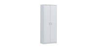 Armoire, collection SPACI, 2 portes, 72x148 cm, coloris blanc