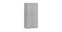 Armoire grand model, collection SPACI, 2 portes, 72x194 cm, coloris chêne gris