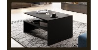 Table basse design collection RAMOS coloris noir.