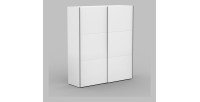 Armoire design 2 portes coulissantes 200cm couleur blanc. Collection SMITH