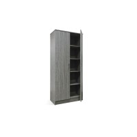 Armoire de rangement REY 80cm, idéal pour votre entrée, votre buanderie ou encore votre salle de bain.