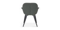 Chaise MAXIMA Tissu Vert, dimension H85 x L64 x P60, idéal pour votre cuisine ou salle à manger
