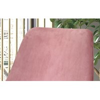 Chaise MICRA Velours Rose, dimensions: H86 x L49 x P61 cm, idéal pour un salon de prestige