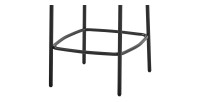 Chaise de comptoir ELISE couleur grise, dimensions H91 x L44 x P42, idéal pour un comptoir moderne
