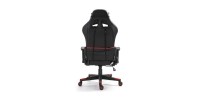 Chaise gaming ORION Rouge et noir avec LED rgb, idéal pour des parties de jeu qui dur!
