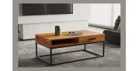 Table basse collection MADEIRO en bois exotique Mangolia, idéal pour un salon design et hors du commun