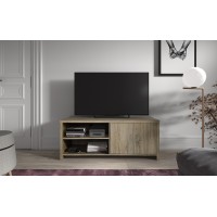 Meuble TV collection MODENE effet bois exotique Sonoma. Meuble style contemporain.