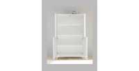 Buffet 4 portes collection SKY. Coloris blanc laqué brillant