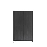 Buffet 4 portes collection SKY. Coloris chêne noir