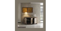 Buffet 3 portes, collection HOL, coloris chêne foncé