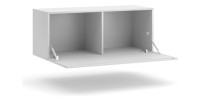 Petit meuble de rangement suspendu NEVER blanc 100cm