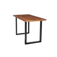 Table à manger AWANI longueur 160cm en bois exotique mangolia