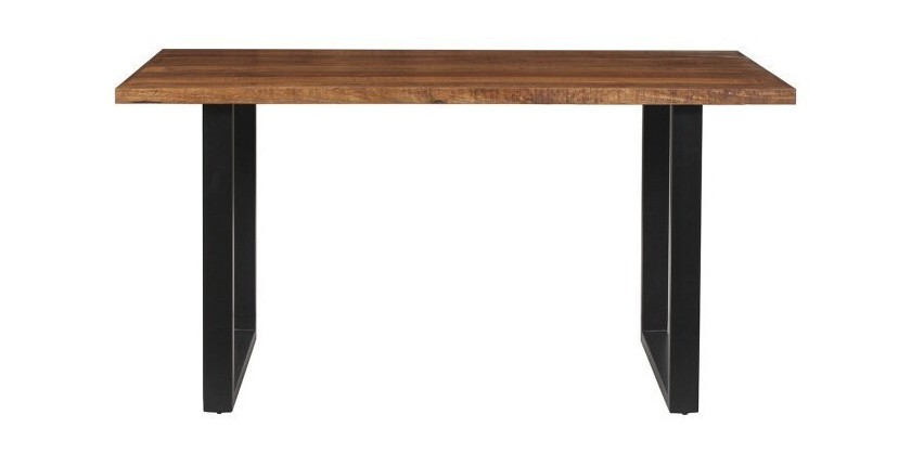 Table à manger AWANI longueur 180cm en bois exotique mangolia