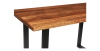 Table à manger AWANI longueur 180cm en bois exotique mangolia