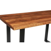 Table à manger AWANI longueur 180cm en bois exotique mangolia