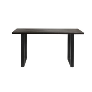 Table à manger AWANI longueur 180cm en bois exotique mangolia noir