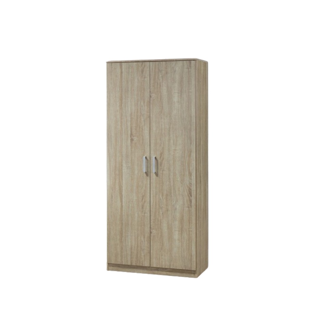 Armoire \ Garde robe SAVIS, 2 portes, contemporaine chêne Sonoma et ...