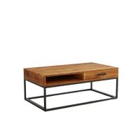 Table basse collection MADEIRO en bois exotique Mangolia, idéal pour un salon design et hors du commun
