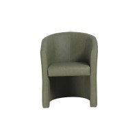 Fauteuil de salon confortable vert. Collection KYOTO