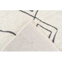 Tapis 150x80cm, design A305R coloris ivoire - Confort et élégance pour votre intérieur