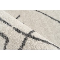 Tapis 170x120cm, design A305R coloris ivoire - Confort et élégance pour votre intérieur