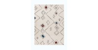 Tapis 170x120cm, design A305R coloris multicouleurs - Confort et élégance pour votre intérieur