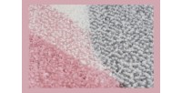 Tapis 230x160cm, design A723O coloris rose - Confort et élégance pour votre intérieur