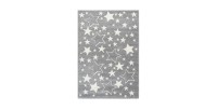 Tapis 150x80cm, design A923O coloris gris - Confort et élégance pour votre intérieur