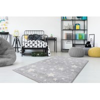 Tapis 170x120cm, design A923O coloris gris - Confort et élégance pour votre intérieur