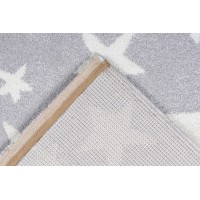 Tapis 170x120cm, design A923O coloris gris - Confort et élégance pour votre intérieur