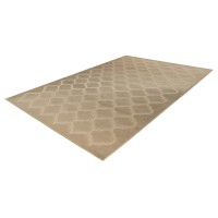 Tapis 150x80cm, design A102A coloris beige - Confort et élégance pour votre intérieur