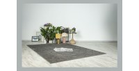 Tapis 300x80cm, design A102A coloris gris - Confort et élégance pour votre intérieur