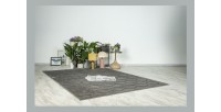 Tapis 230x160cm, design A102A coloris gris - Confort et élégance pour votre intérieur