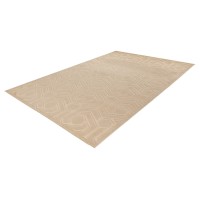 Tapis 150x80cm, design A202A coloris beige - Confort et élégance pour votre intérieur