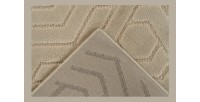 Tapis 300x80cm, design A202A coloris beige - Confort et élégance pour votre intérieur