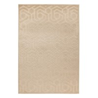 Tapis 290x200cm, design A202A coloris beige - Confort et élégance pour votre intérieur