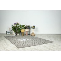 Tapis 150x80, design A202A coloris gris - Confort et élégance pour votre intérieur