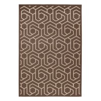 Tapis 300x80cm, design A202A coloris taupe - Confort et élégance pour votre intérieur